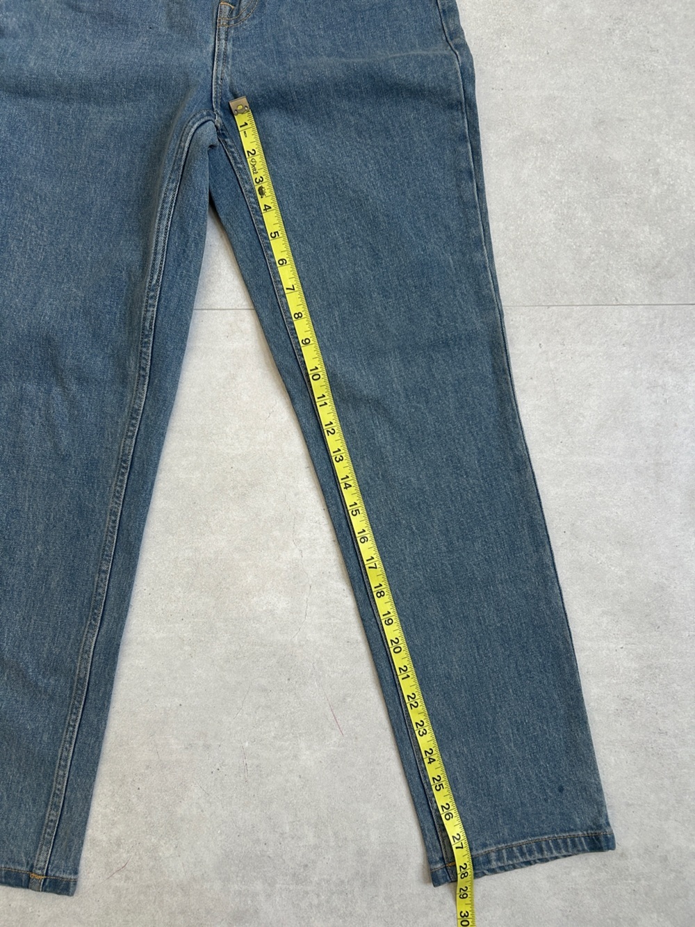 NWT Everlane The Original Cheeky Jean Stone-Washed Sky, High Rise, Straight, 24 - Picture 10 of 16